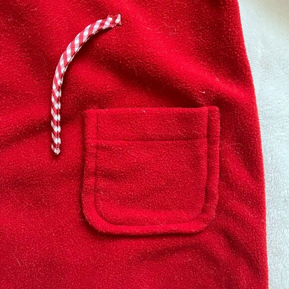 Baby GAP Housecoat Size 0-3M | Red Fleece Cozy VGUC - Picture 5 of 16
